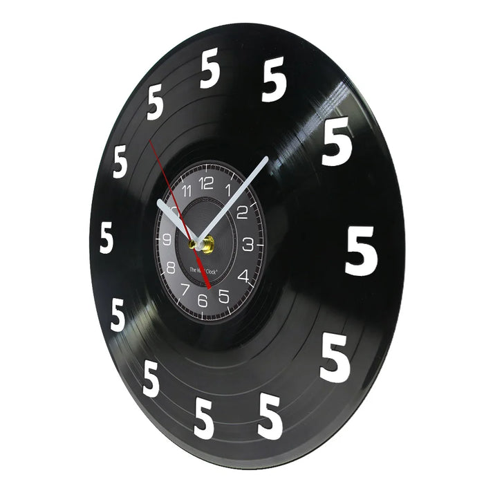 Real Vinyl Record Wine Wall Clock