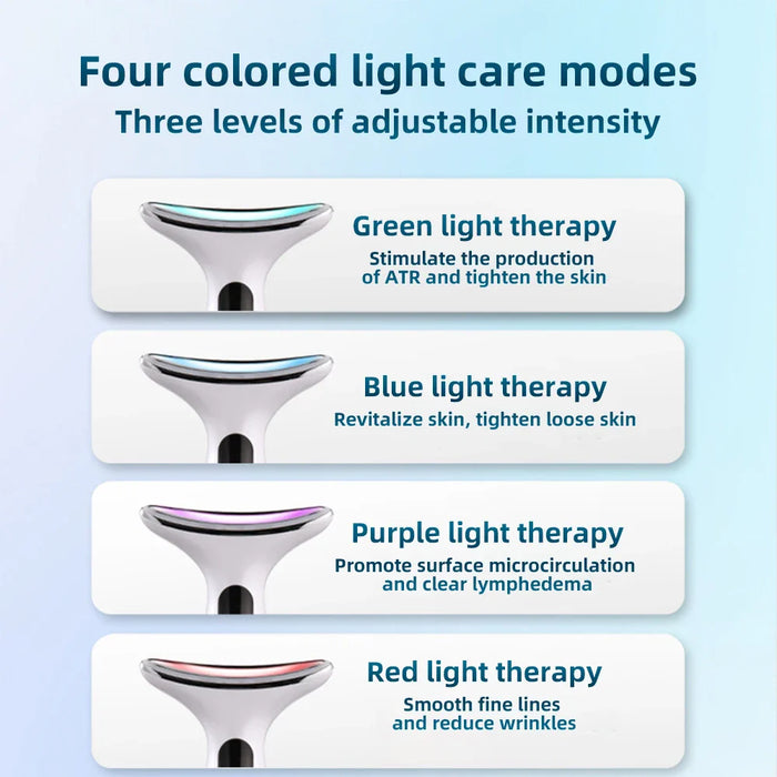 Electric Neck Massager With Ems And Light Therapy