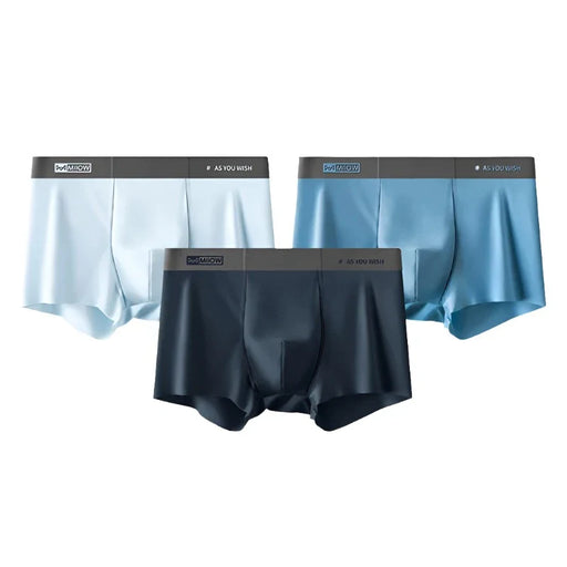 Pack Of 3 Soft Cotton Mens Boxer Briefs