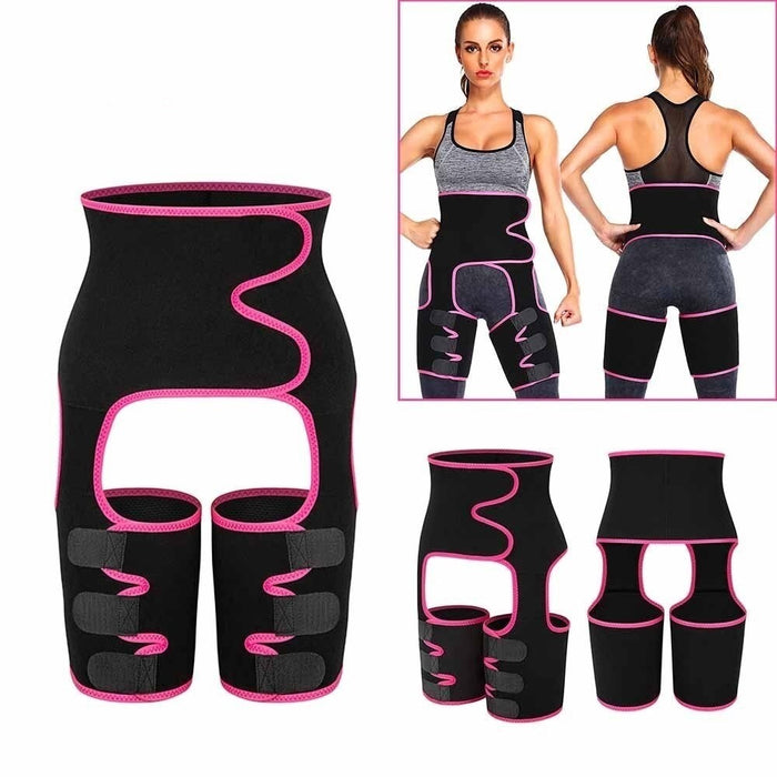 3-in-1 Waist and Thigh Trimmer Support Belt Hip Raise Shapewear for Women