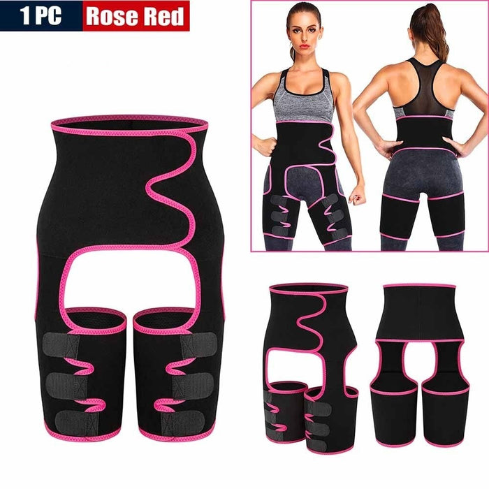 3-in-1 Waist and Thigh Trimmer Support Belt Hip Raise Shapewear for Women