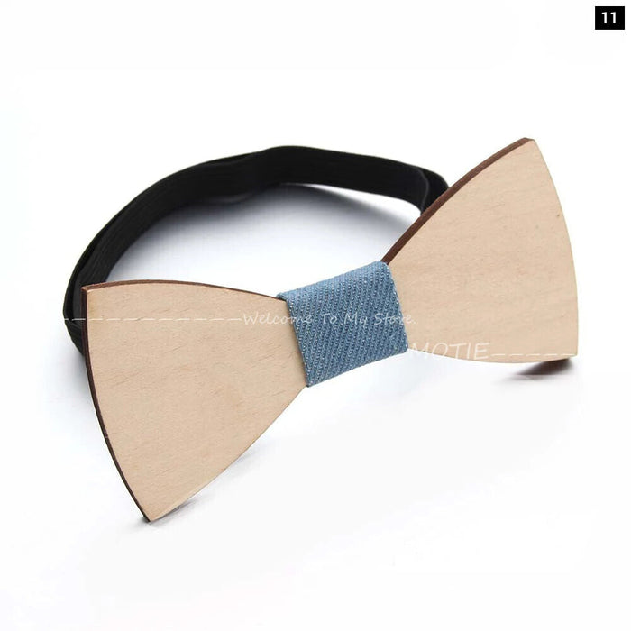 Wooden Hollow Out Bowtie For Parties Weddings And Gifts