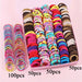 250 300pcs Girls Hair Bands Set Colourful Nylon Elastic