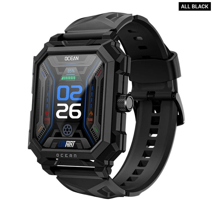 Waterproof Fitness Tracker BT Calls Heart Rate Monitor Sport Smart Watch