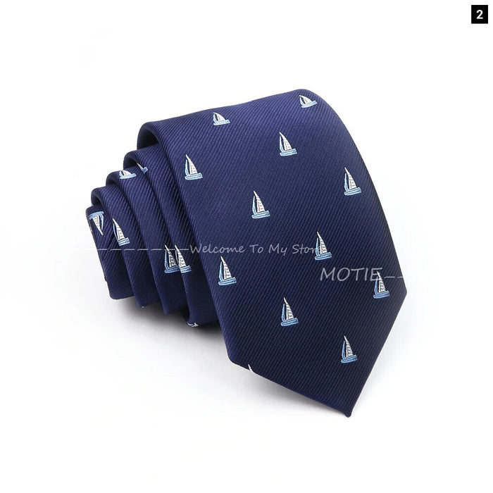 Blue Dragonfly Swan Necktie For Weddings And Daily Wear