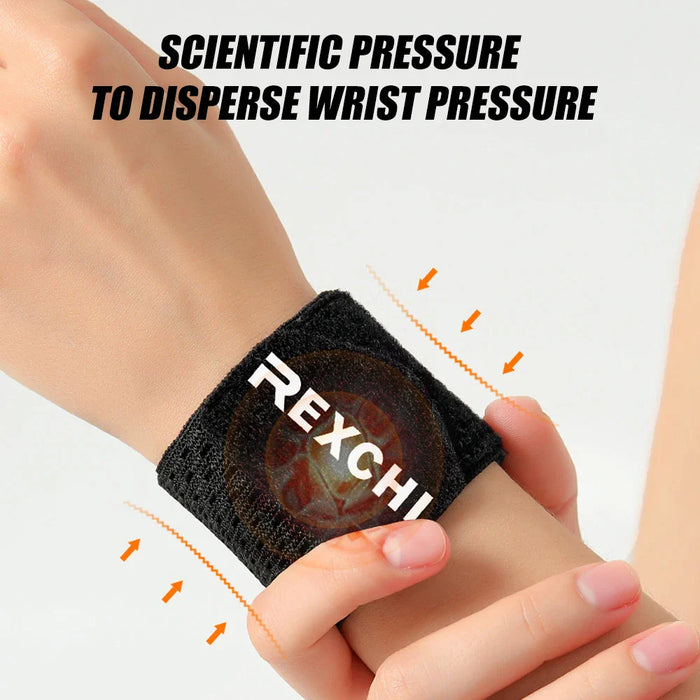 1 Pc Elastic Wrist Compression Brace Support Weightlifting Tendonitis Carpal Tunnel Arthritis