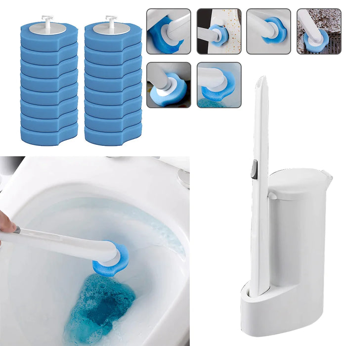 24 Piece Disposable Wall Mounted Toilet Brush With Long