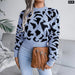 Leopard Pattern Sweater For Women