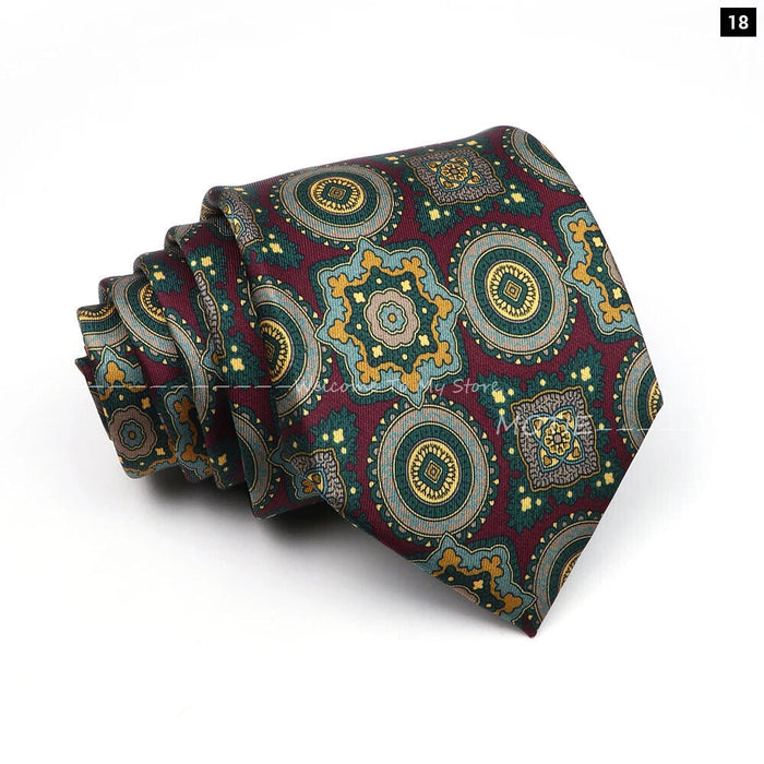 Blue Paisley Necktie For Weddings And Daily Wear