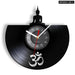 Buddha Lotus Vinyl Record Clock For Spa Decor