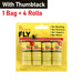 40 Rolls Fly Sticky Paper For Insect Control