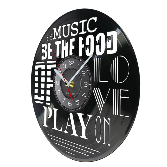 Shakespeare Quote Vinyl Record Clock