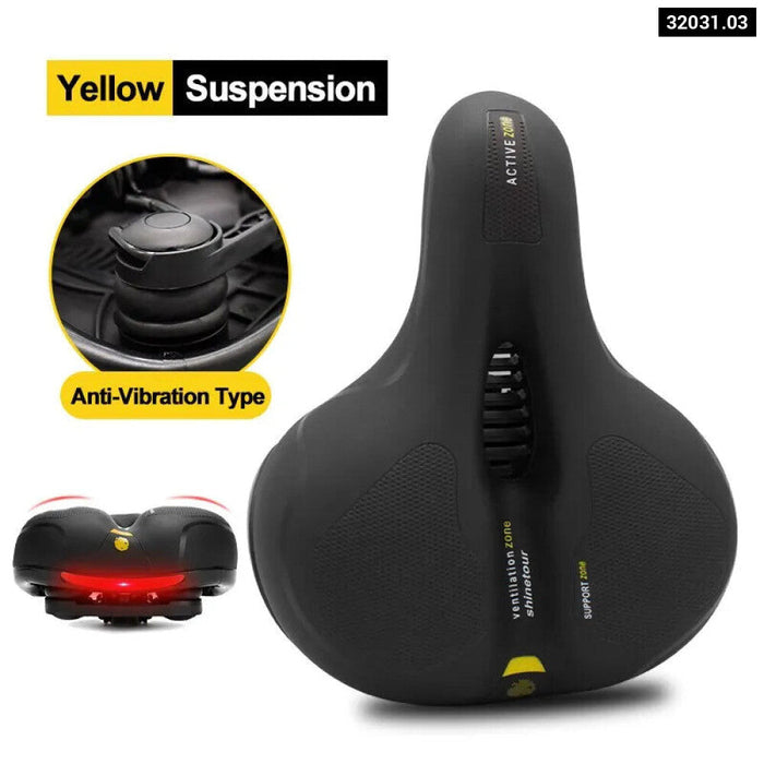 Comfy Shock Absorbing Bike Saddle