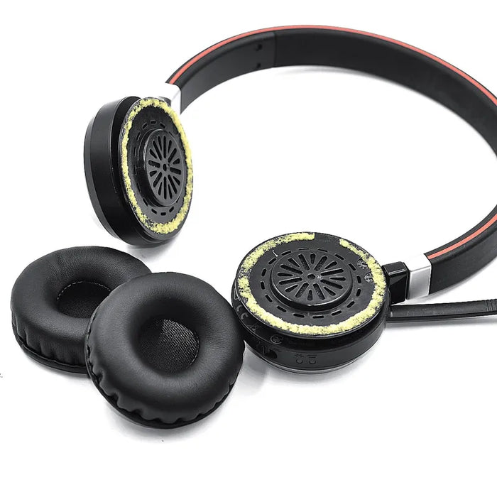 Leather Ear Pads For Jabra Evolve Headset