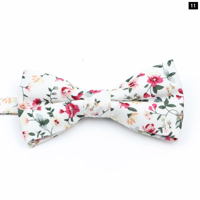 Colourful Floral Bow Ties Fashionable And Fun For Kids