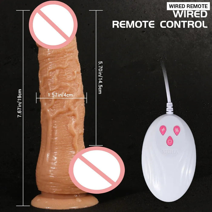 Telescopic Rotation Dildo Vibrator