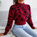 Leopard Pattern Sweater For Women