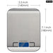 10kg Multifunction Stainless Steel Digital Kitchen Scale