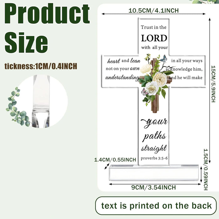 Sunflower Cross Inspirational Bible Gifts