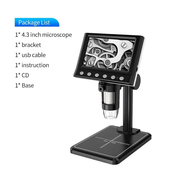 Lcd Digital Microscope 40-1000X