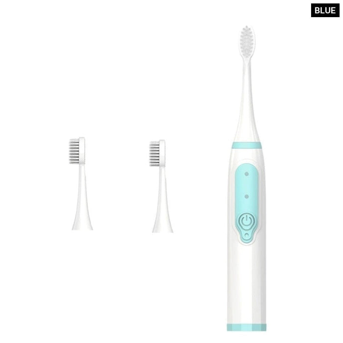 Jianpai Sonic Electric Toothbrush for Men and Women Adult Household Non Rechargeable Soft Hair IPX6 Waterproof