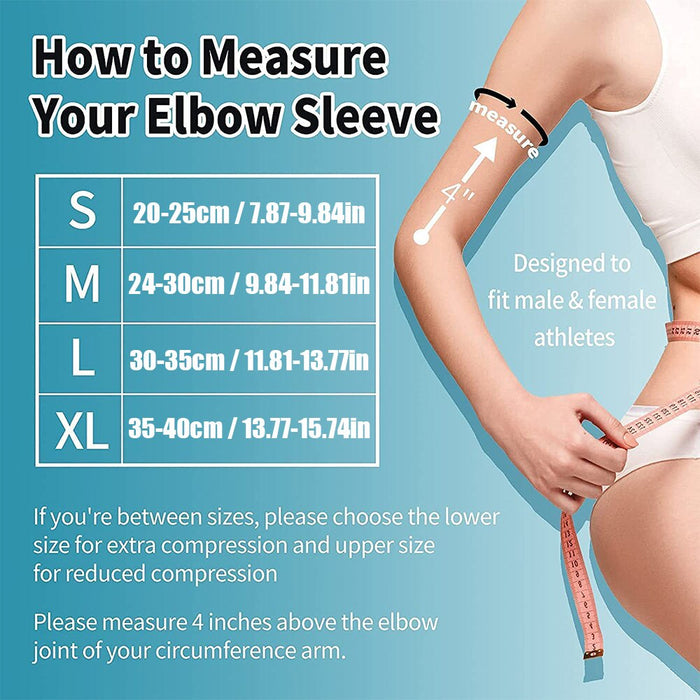 Breathable Elbow Brace Sleeves For Joint Pain Relief Workout Weightlifting