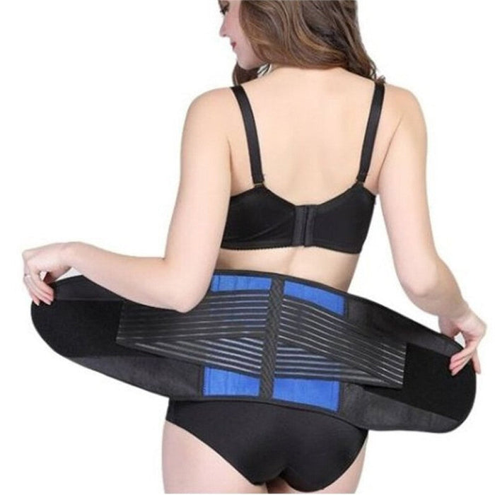 Fitness Adjustable Neoprene Superior Double Pull Waist Lumbar Belt For Exercise