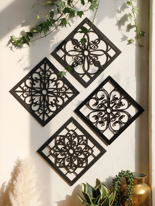 Boho Wooden Wall Decor Set