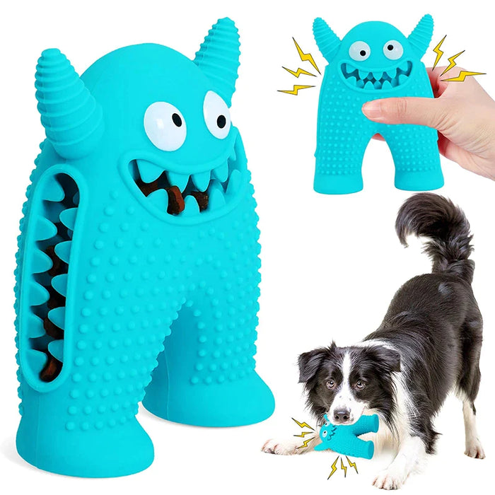 Tough Squeaky Dog Toy Natural Rubber