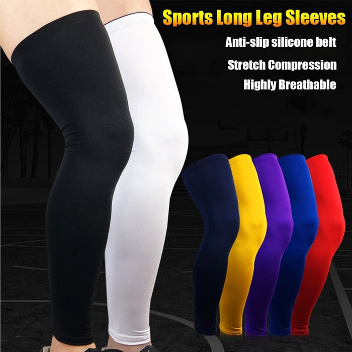 1Piece Anti-UV Long Leg Sleeve for Men Women Youth Cycling Running Basketball