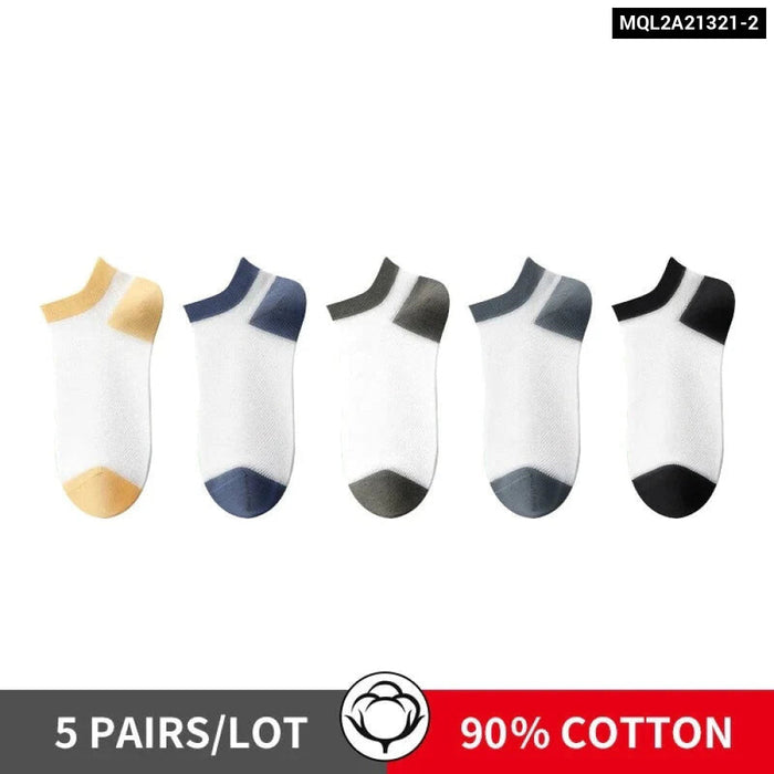 Breathable Anti Slip Mens Ankle Socks