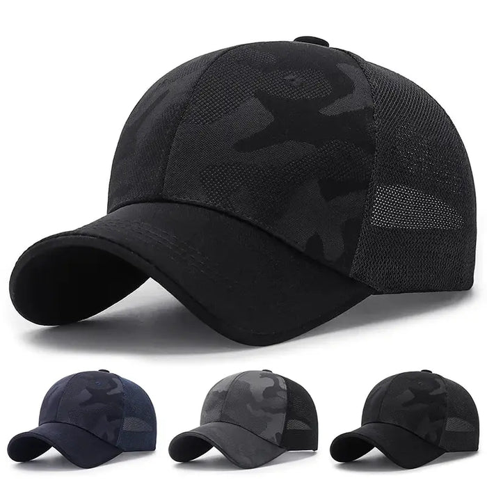 Breathable Camo Baseball Cap / Hat For Outdoor Wear