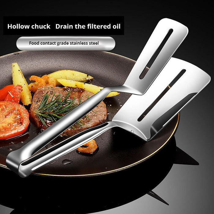 Stainless Steel Steak Clip Pancake Fried Fish Roast Meat Clip Barbecue Pliers Bread Clip Household Kitchen Tools