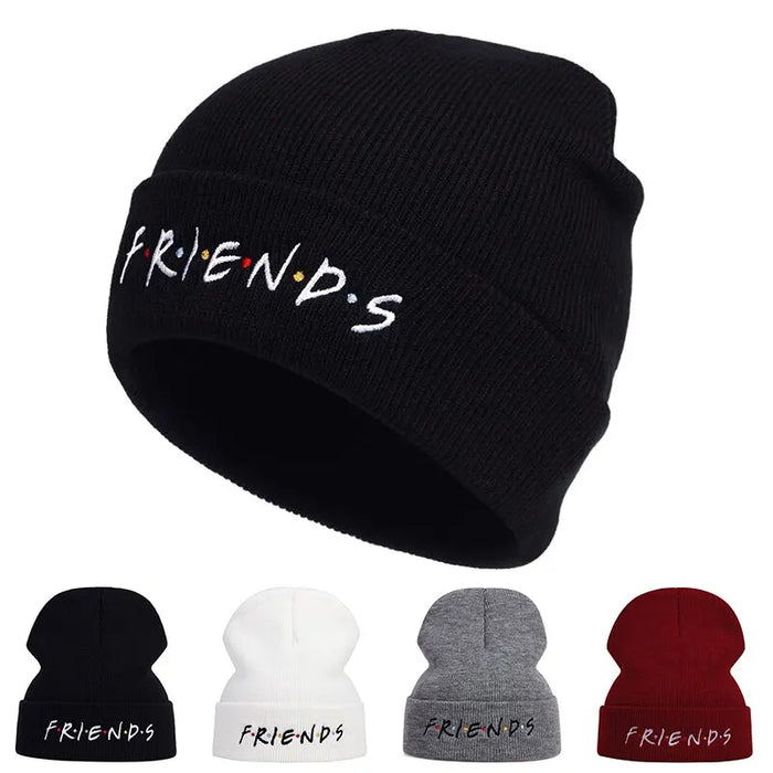 Friend Embroidered Beanie / Hat For Autumn / Winter