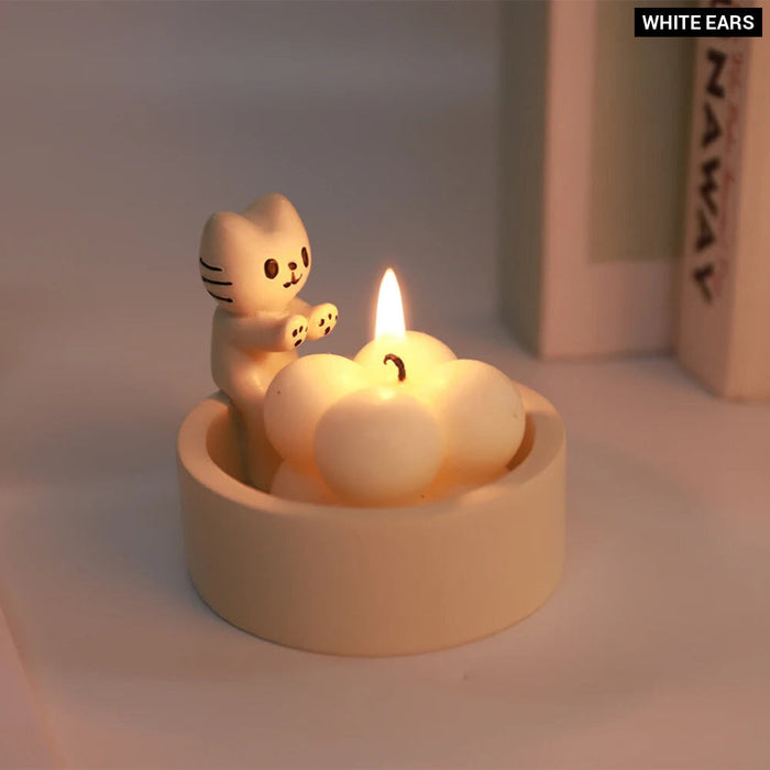 Kitten Candle Holder