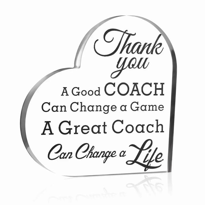 Coach Appreciation Gift Set Acrylic Desk Decor