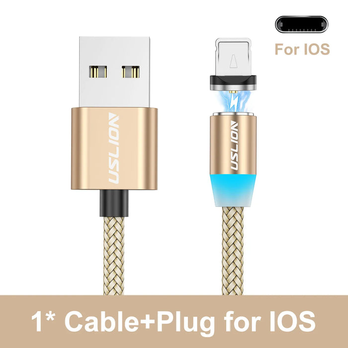 Fast Charging Magnetic Usb Cable For Iphone Xiaomi