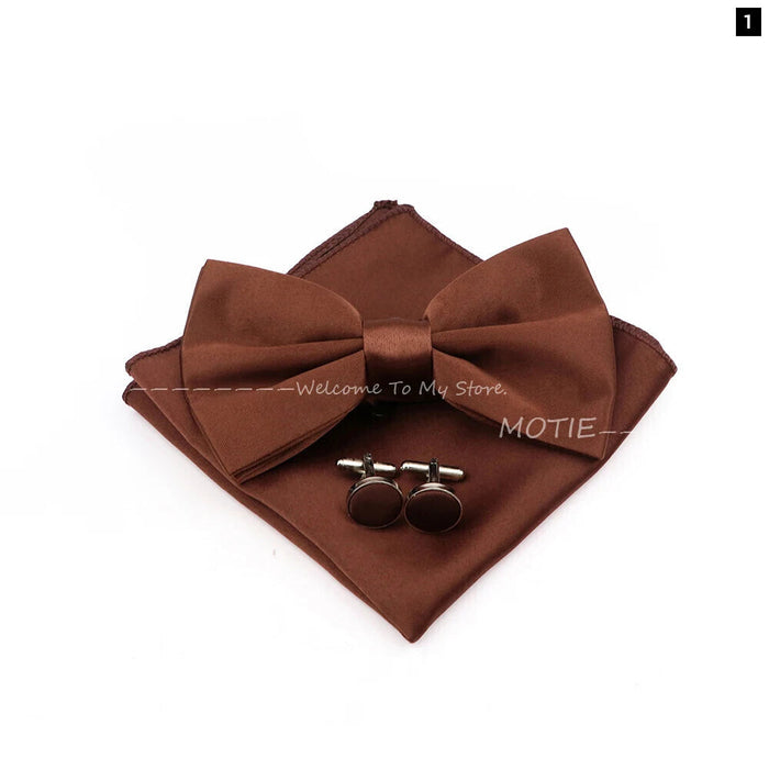 Colourful Bowtie Set For Business And Weddings