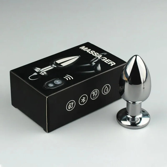 Stainless Steel Anal Plug Vibrator