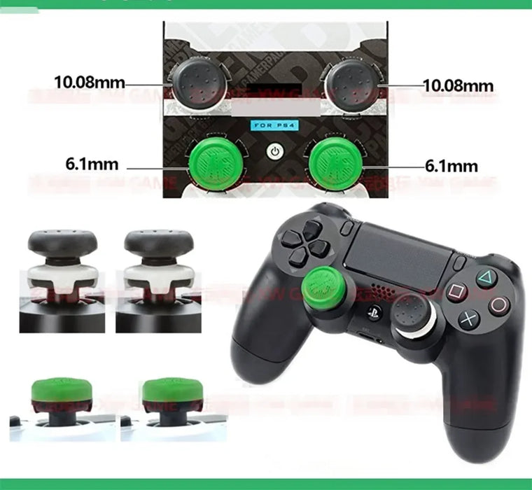 4 Piece High Rise Analog Stick Thumbsticks For Ps5 Controllers