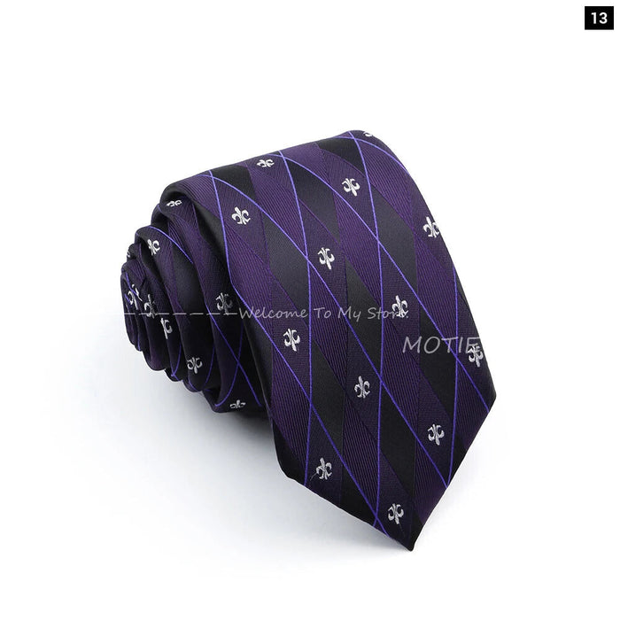 Blue Paisley Floral Tie For Business And Party Attire