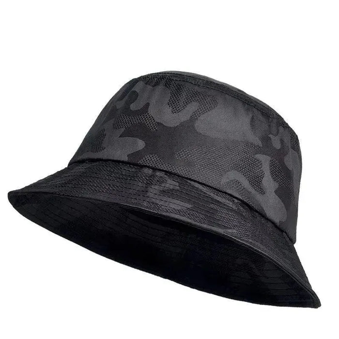 Camo Bucket Hat For Hip Hop Fishermen