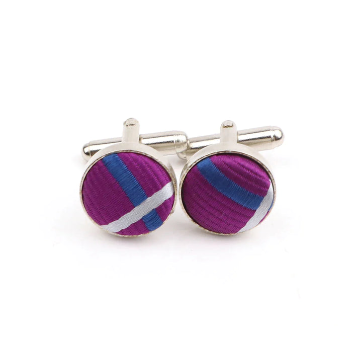 Purple Cufflinks For Men Weddings And Daily Wear