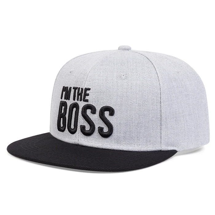 Boss Letter Embroidery Hip Hop Hat