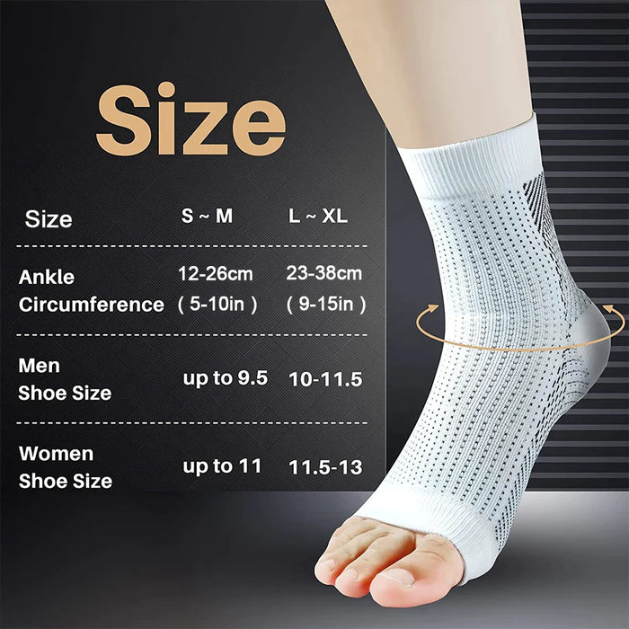 Neuropathy Ankle Socks For Men Women Ankle Gout Achilles Tendonitis And Pain Relief