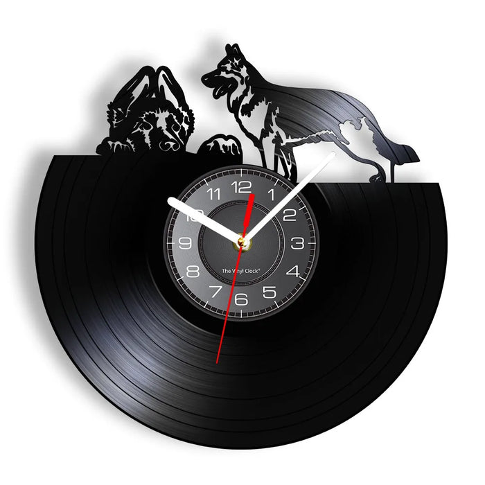 Contemporary Dog Wall Clock