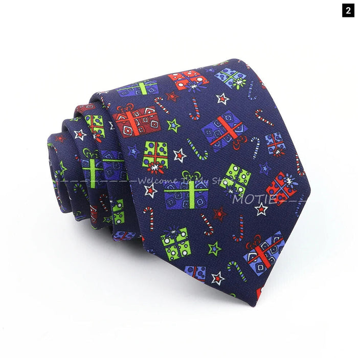 Green Christmas Tree Necktie For Daily Wear Weddings And Gifts