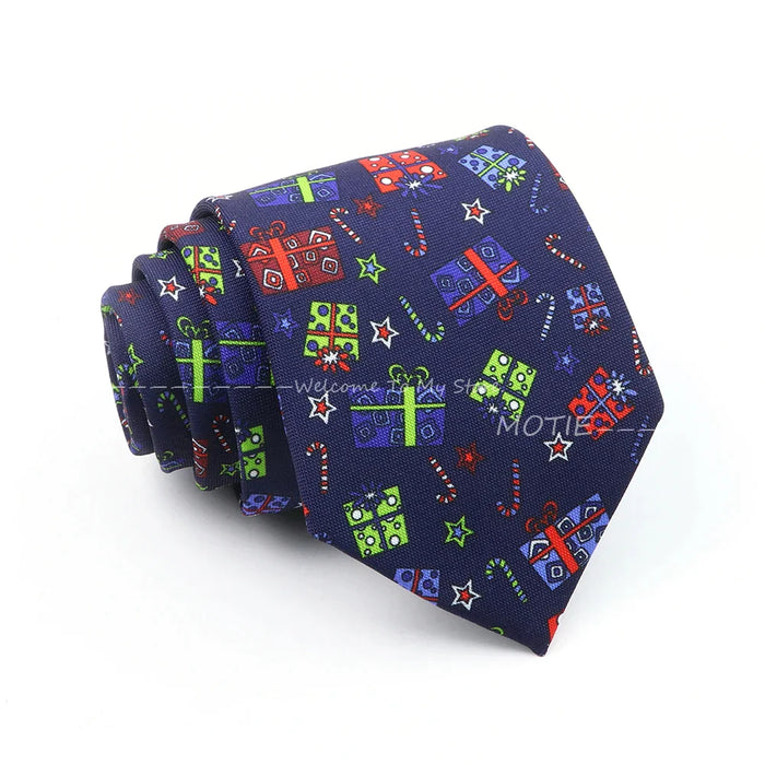 Green Christmas Tree Necktie For Daily Wear Weddings And Gifts