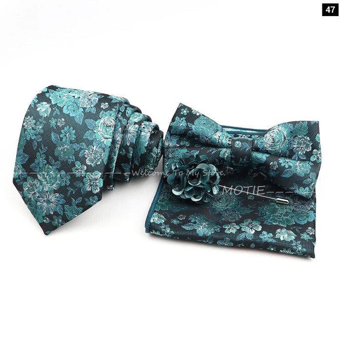 Classic Plant Tie Set For Weddings And Daily Wear