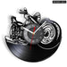 Retro Motorcycle Vinyl Record Wall Clock